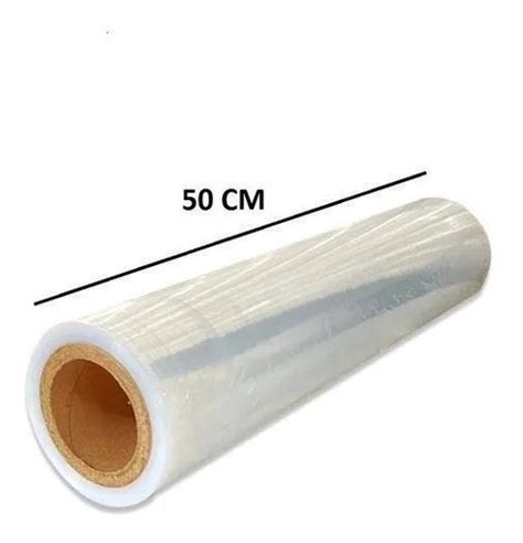 Filme Stretch Manual Padrão Bobina 4kg 500mm X 25 Micras Parcelamento