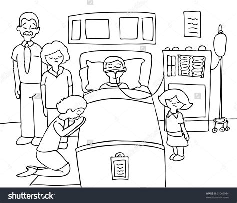 Hospital Bed Drawing at GetDrawings | Free download