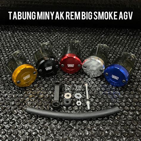 Jual Tabung Minyak Rem Agv Big Smoke Jumbo Tutup Tabung Cnc Universal