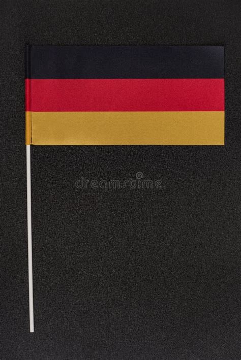 National Flag Of Germany On Black Background National Symbols Of