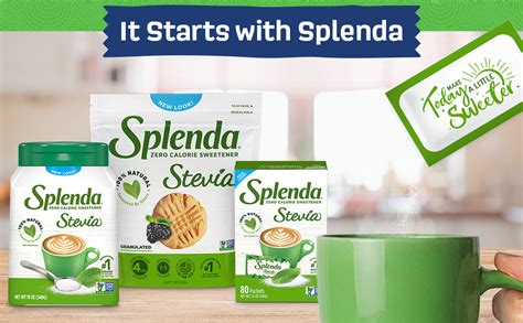 Amazon SPLENDA Stevia Zero Calorie Sweetener Plant Based Sugar