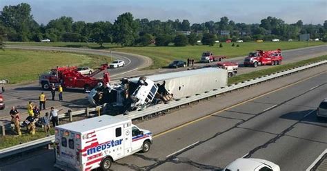 No Serious Injuries In Semi Truck Rollover Crash