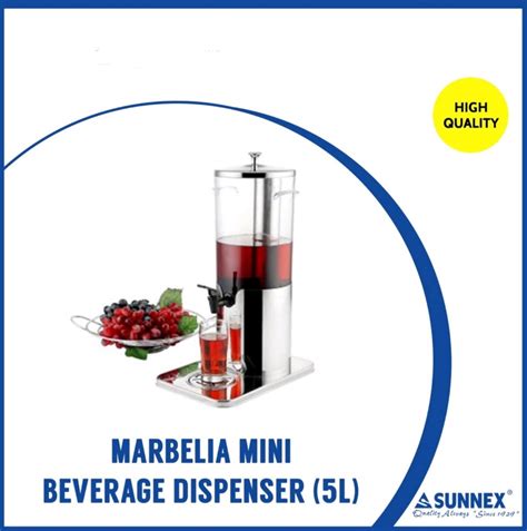 Sunnex Mini Beverage Dispenser Cold Drink Dispenser Furniture And Home Living Kitchenware