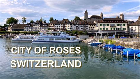 Rapperswil Jona Very Beautiful Town On Lake Zurich Castle