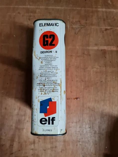 Ancien Bidon D Huile Elf Matic G Eur Picclick Fr