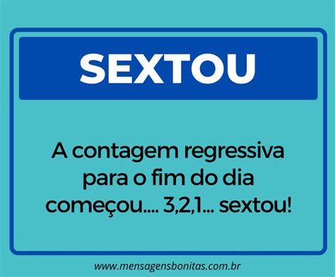 Contagem Regressiva Sextou Mensagens Bonitas Frases De Amor