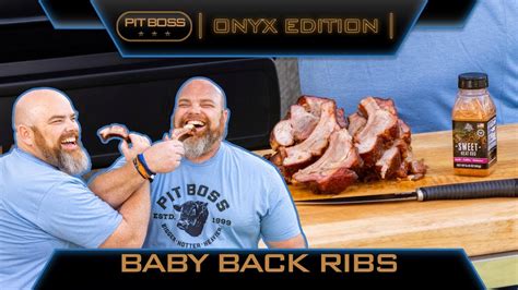 How To Smoke Baby Back Ribs On The Pit Boss Savannah Onyx Edition Pit