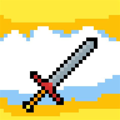 Pixilart - Pixel Art Sword GIF by DinoDev