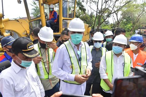 Gubernur Aceh Letakkan Batu Pertama Pembangunan Jalan Dan Irigasi Di