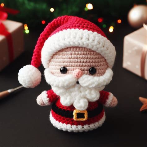 Cute Crochet Santa Claus Amigurumi Free Pattern Amigurumi