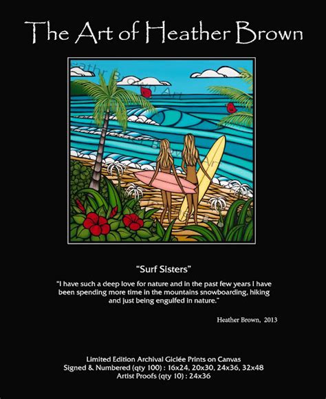 The Surf Art of Heather Brown: Hawaii Art of Heather Brown. New Limited Edition Releases on Canvas!