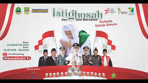 Live Istigosah Dan Doa Bersama Youtube