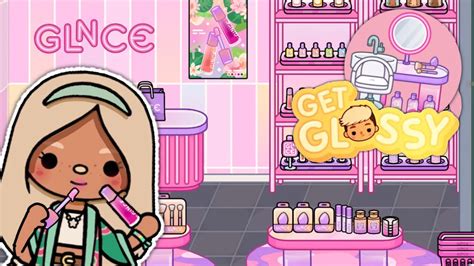 New Glossy Furniture Pack Skincare Makeup With Voice Toca Boca