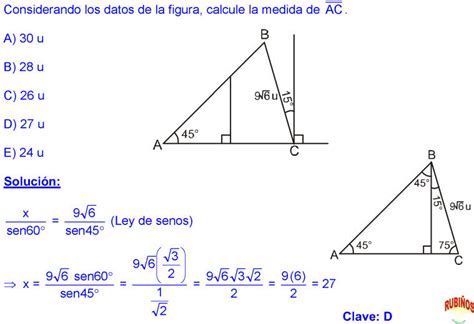 Ley De Senos Ejercicios Resueltos Y DemostraciÓn