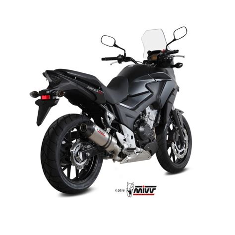 Escapes Mivv Espa A Honda Cb X Oval Titanio Copa