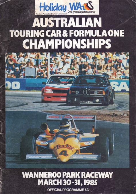 1985 Australian Touring Car Championship Programmes The Motor Racing