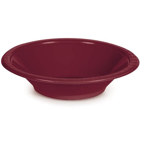 Schorin Company 12 Oz Burgundy Plastic Bowls 20pkg Schorin Company