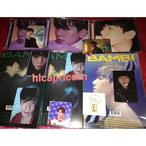 Jual Pc Album Only Baekhyun Bambi Photobook Jewel Case