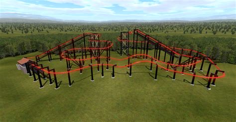 Original Kings Island Bat Layout With Inversions Rediscovered