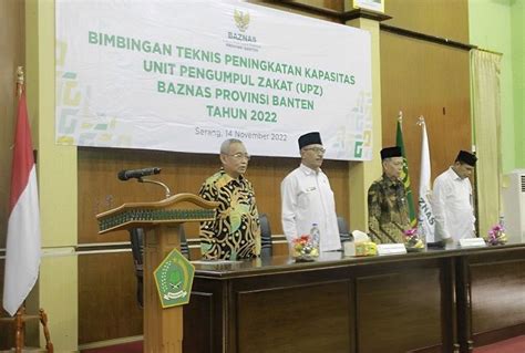 Gelar Bimtek Baznas Banten Tingkatkan Kapasitas Unit Pengumpul Zakat