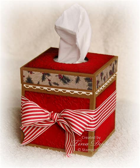 My Therapy My Creations Christmas Tissue Box