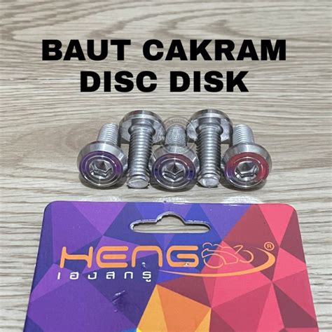 Jual Baut Disc Disk Cakram Probolt Piringan Stainless Ulir Silver Drat