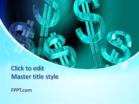 Money Themed PowerPoint Template