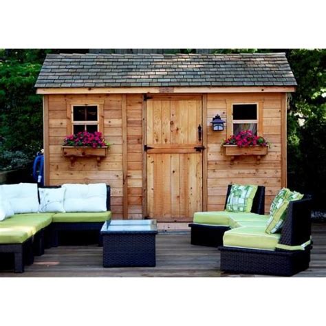 Outdoor Living Today Cabana 8 Ft X 12 Ft Western Red Cedar Garden