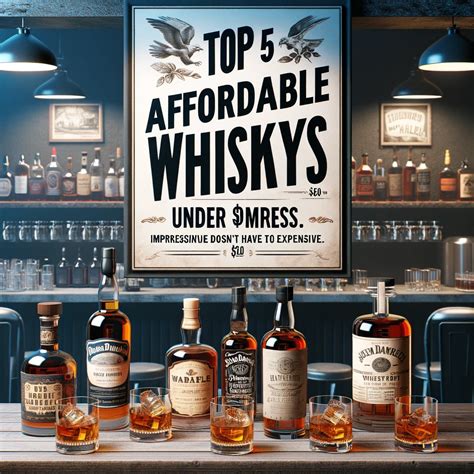 Top 5 Affordable Whiskeys Under 50 That Impress Whiskey Canvas