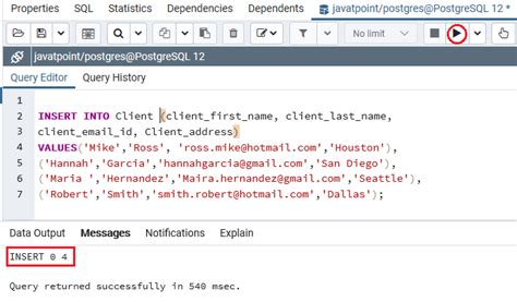 PostgreSQL UUID Javatpoint