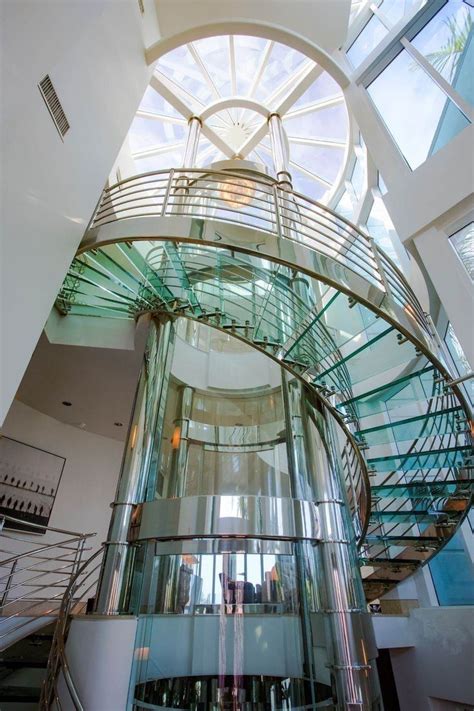 Stairs And Elevator Glass Elevator Round Stairs Elevator Design