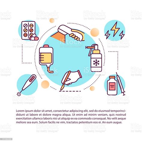 Melanoma Treatment Concept Icon With Text Stock Illustration - Download ...