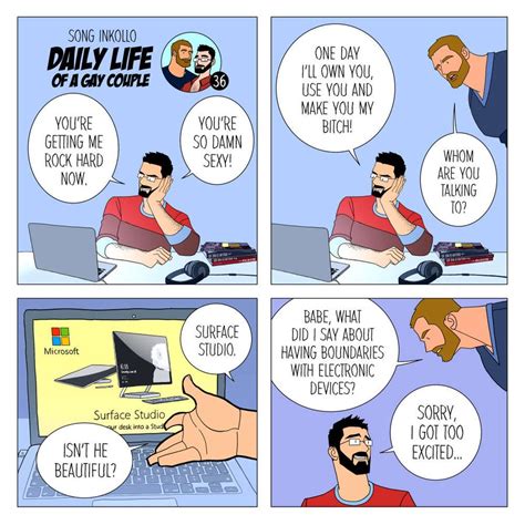 FreakAngelik Gay Comic Daily Life Of A Gay Couple By Song INkollo