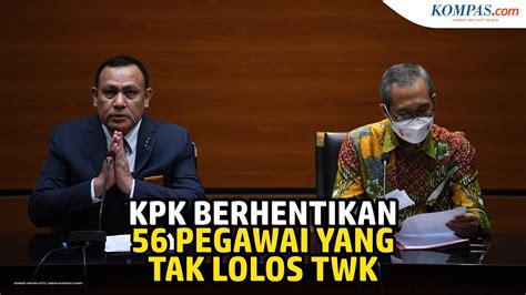 KPK Berhentikan 56 Pegawai Yang Tak Lolos TWK Per 30 September 2021