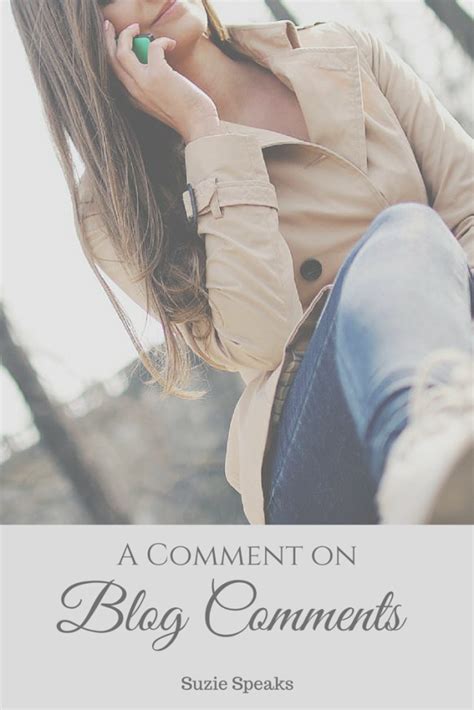 blog advice   comment  comments suzie speaks