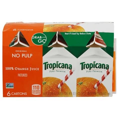 Tropicana Pure Premium 100% Juice, Orange No Pulp | Publix Super Markets