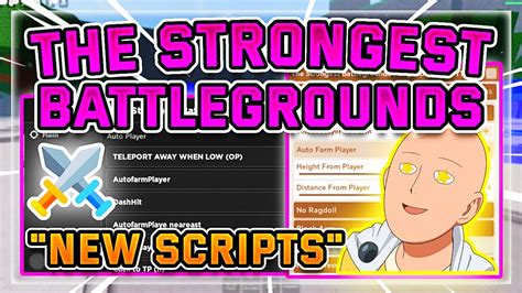 New The Strongest Battlegrounds Script Gui Auto Kill Auto Skill