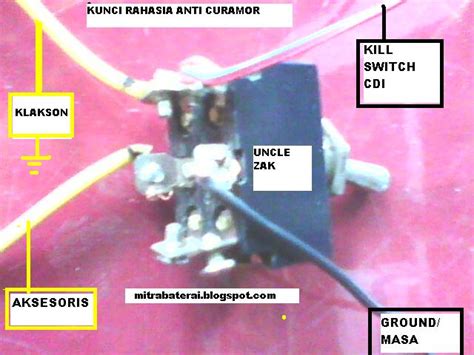 SOLUSI BATTERY Cara Mudah Buat Kunci Rahasia Motor Anti Maling