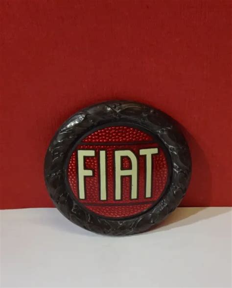 Ancien Embl Me Original Mail Fiat Figurine Radiateur Mascotte Insigne