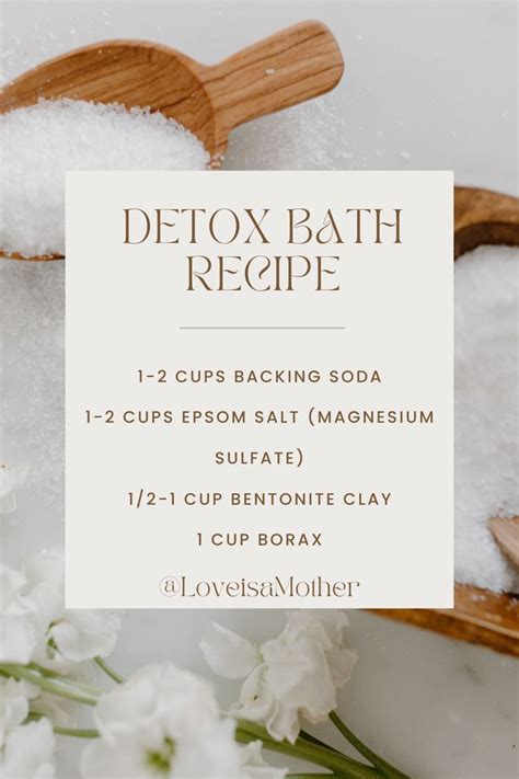 Detox Bath Recipe Artofit