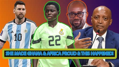 Ghanaian Female Player Who Made Ghana Africa Proud Gets Lambasted By