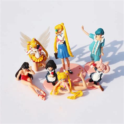 Buy 7pcs Lot Anime Sailor Moon Figure Model Sailor