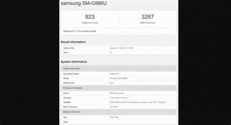 Samsung Galaxy S G Kini Muncul Di Geekbench Menampilkan Beberapa