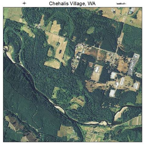 Aerial Photography Map of Chehalis Village, WA Washington