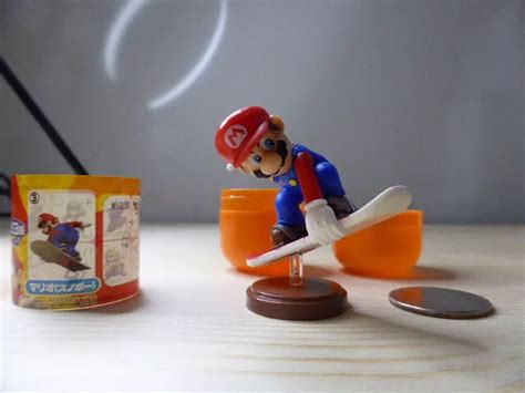 Snowboard Mario Furuta Choco Egg Super Mario Bros Sports Figure