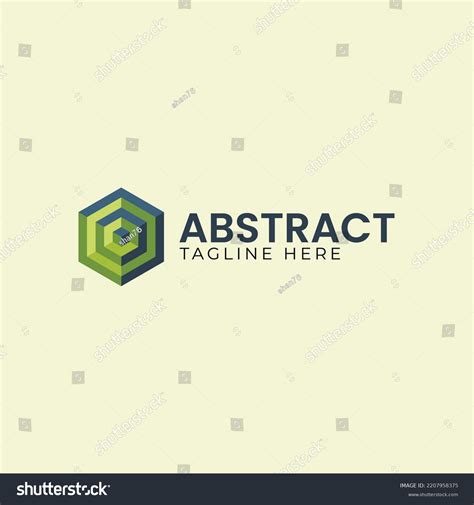 3d Abstract Logo Design Template Stock Vector (Royalty Free) 2207958375 ...