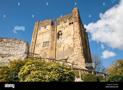 Guildford Castle Guildford Surrey England Stock Photo Alamy