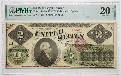 Usa Dolary Legal Tender Note Pmg Oficjalne