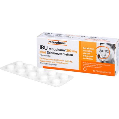 Ibu Ratiopharm Mg Akut Schmerztabletten St