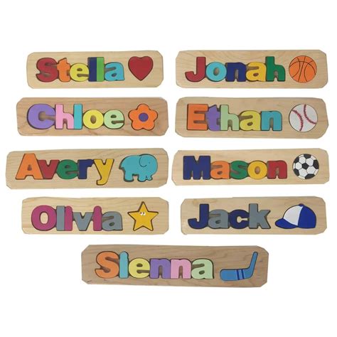 Personalized Wooden Name Puzzles - You Name It Baby!